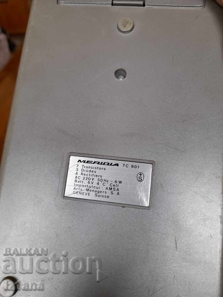 Vechi casetofon Meridia TC 801 - 6 Vechi casetofon Meridia TC 801 - 6