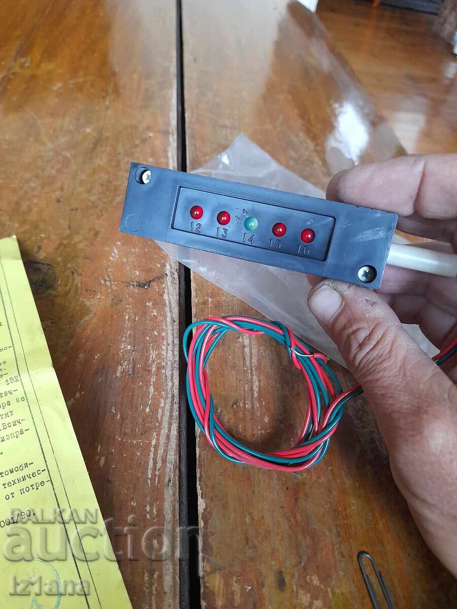 Delivery of Old car voltmeter with light indication Delivery of Old car voltmeter with light indication