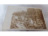 Fotografie Ofițeri și soldați pe front P M C