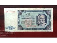 Poland 20 Zloty 1948