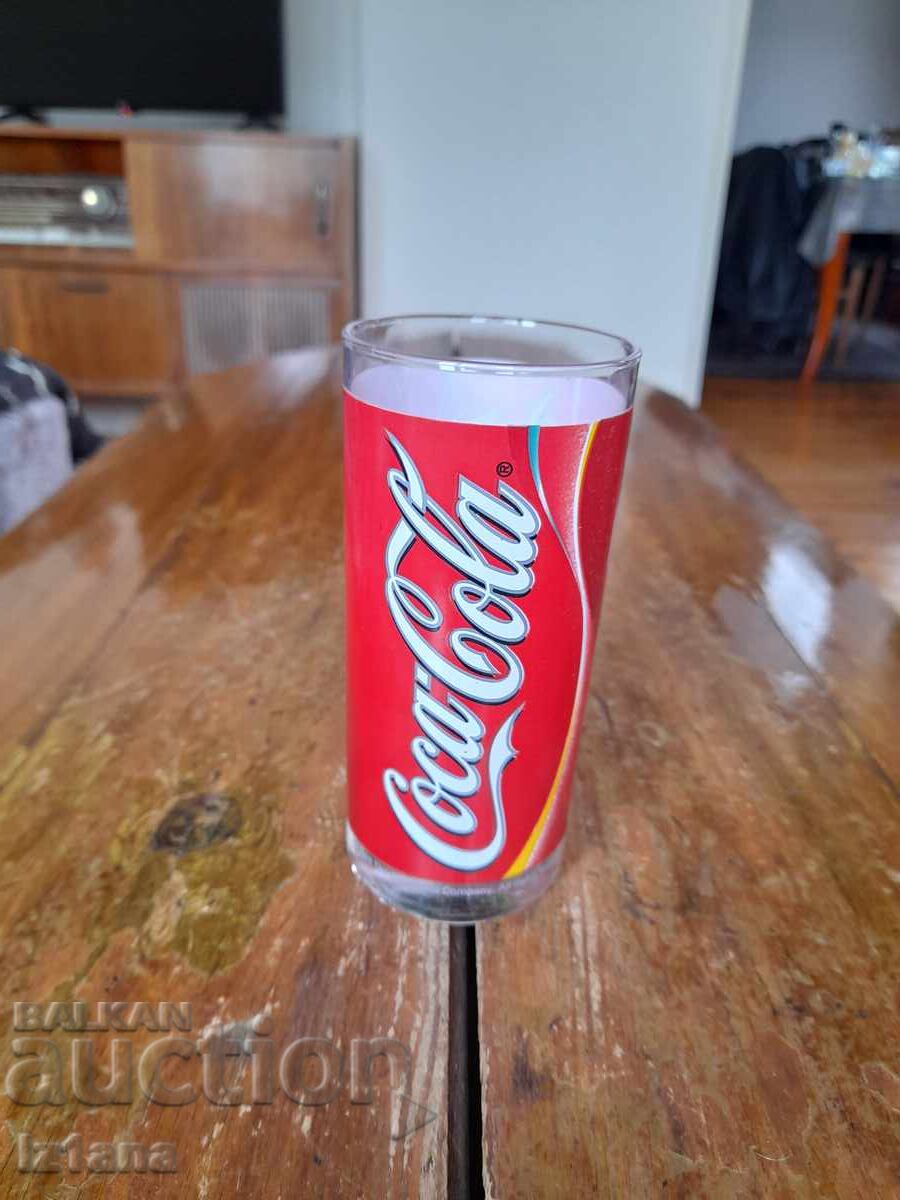 An old glass of Coca Cola, Coca Cola