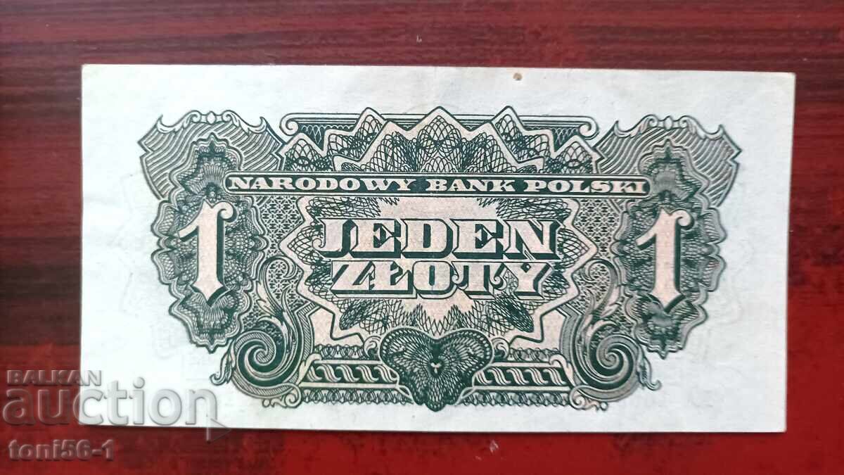 Полша 1 злота 1944г