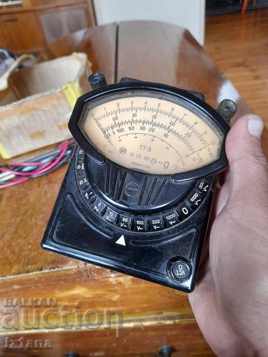 Auction  Old Multimeter TT-3