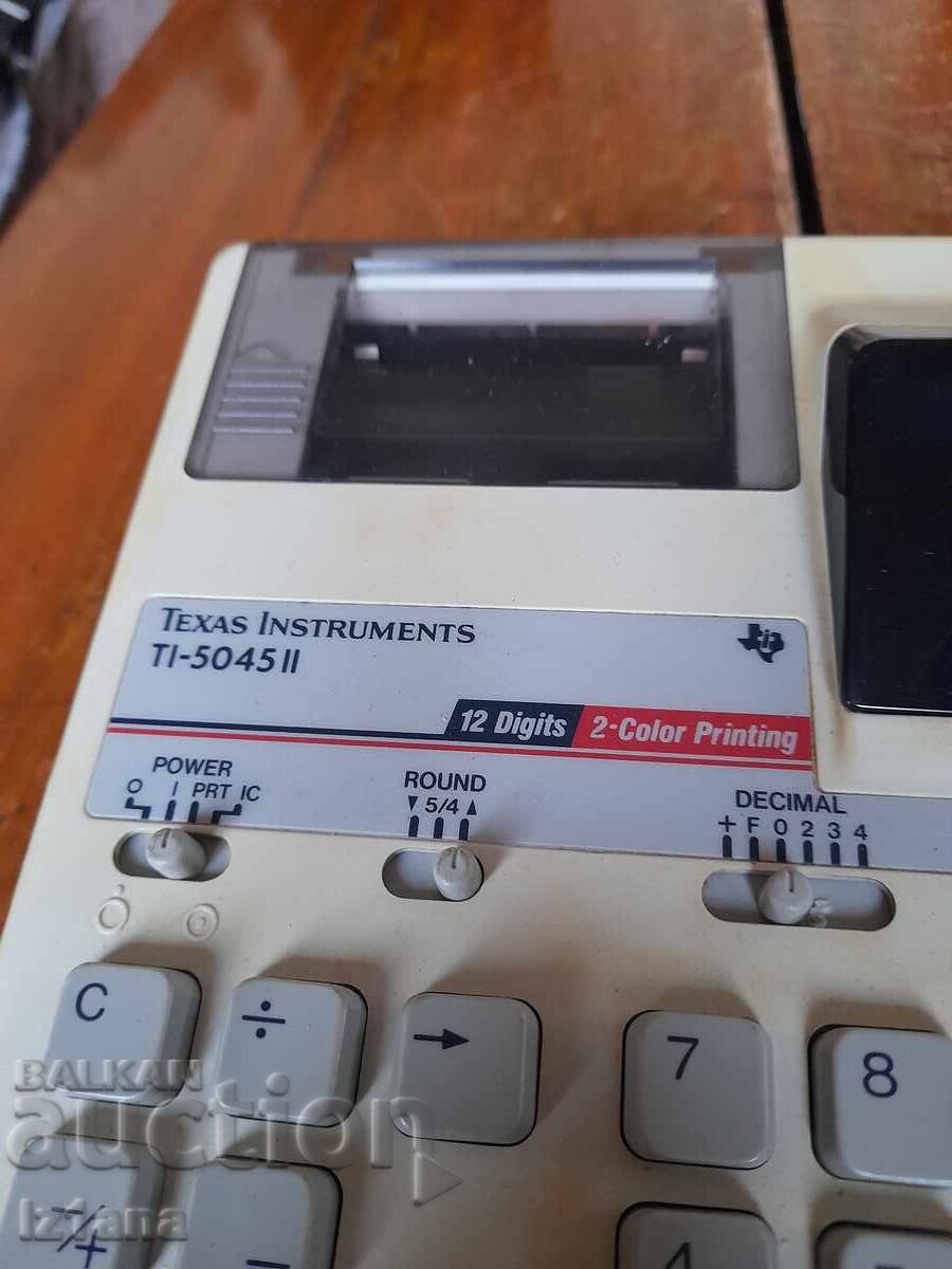 Old Texas Instruments TI-5045IIA calculator with price 100.00 BGN | € 51.13