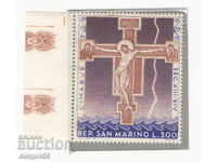 1967. Άγιος Μαρίνος. Πίνακες του Chimabue.