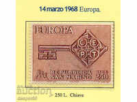 1968. San Marino. Europe