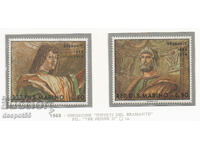 1969. Άγιος Μαρίνος. Πίνακες του Donato Bramante.