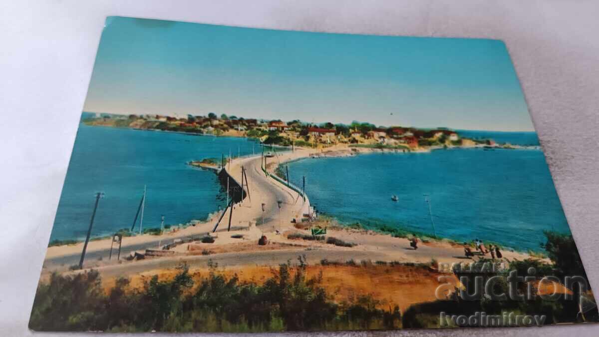 Ταχυδρομική κάρτα Νεσέμπαρ Γενική θέα 1965 Ταχυδρομική κάρτα Νεσέμπαρ Γενική θέα 1965