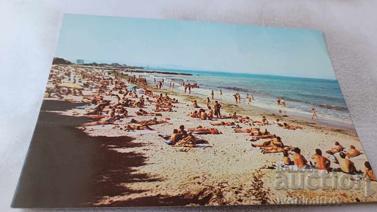 Postcard Pomorie Beach 1988
