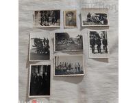 MILITARY KINGDOM BULGARIA PHOTOS LOT 8 PIECES