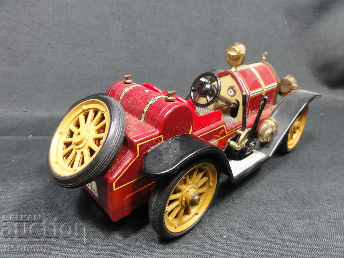 OLD RETRO TIN CAR TOY MERCER 1913 SCHUCO - 5
