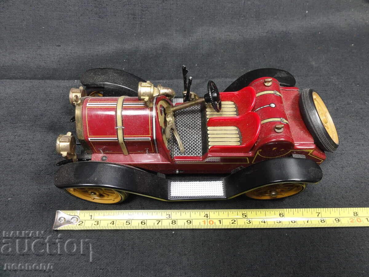 OLD RETRO TIN CAR TOY MERCER 1913 SCHUCO - 7
