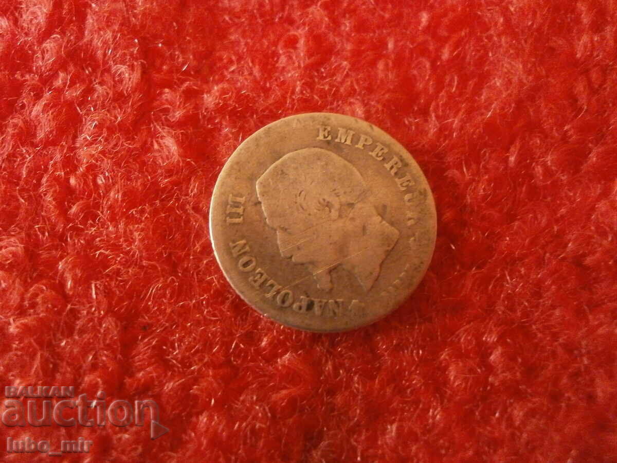 Delivery of FRANCE 20 CENTIMES 1860 - SILVER Delivery of FRANCE 20 CENTIMES 1860 - SILVER