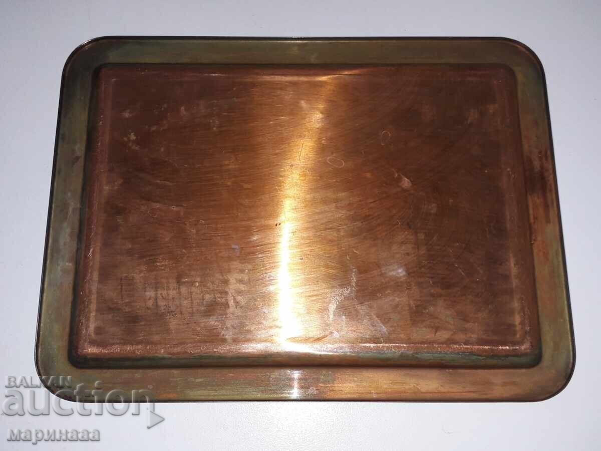 OLD MASSIVE COPPER PLATE with price 12.00 BGN | € 6.14 OLD MASSIVE COPPER PLATE with price 12.00 BGN | € 6.14