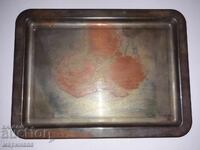 OLD MASSIVE COPPER PLATE