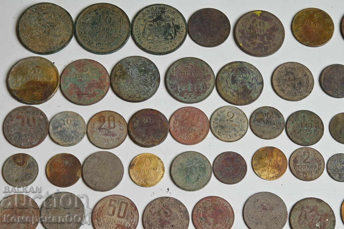 135 броя царски монети и НРБ с цена 50.00 лв. | € 25.56 135 броя царски монети и НРБ с цена 50.00 лв. | € 25.56