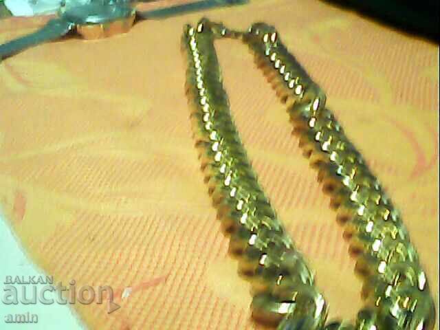 Παλιό επιχρυσωμένο κολιέ πάνω από 200γρ πολύ παλιό σετ επιχρύσωσης με τιμή 15.00 BGN | € 7.67