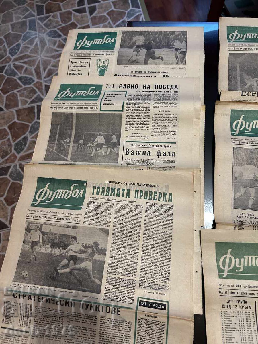 Auction Football Herald from 1968, 15 issues Auction Football Herald from 1968, 15 issues