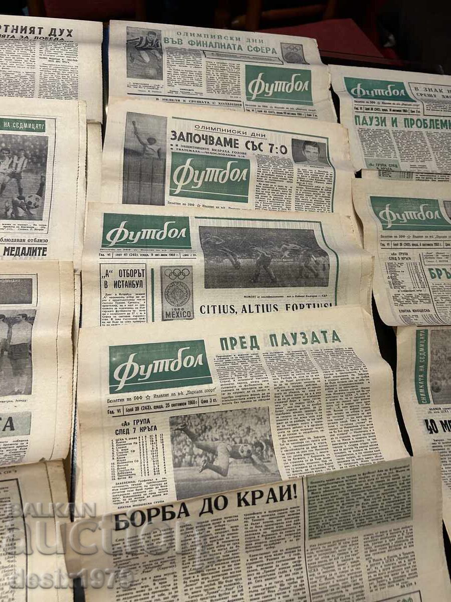 Football Herald from 1968, 15 issues - 6 Football Herald from 1968, 15 issues - 6