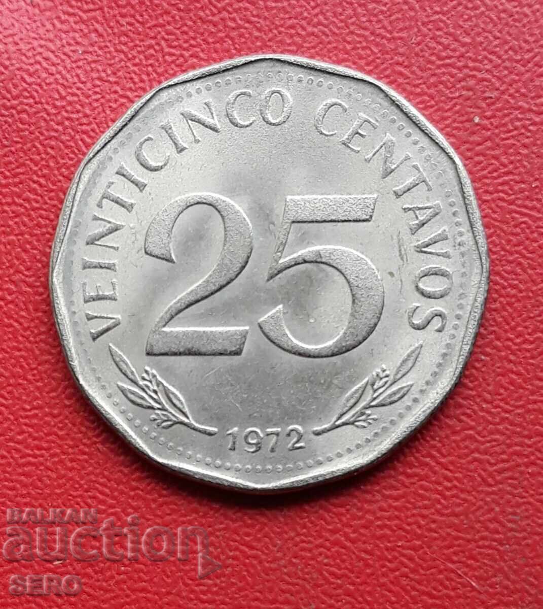 Bolivia-25 centavos 1972 Bolivia-25 centavos 1972
