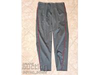 Pantaloni Militari Bulgari cu Borduri Roșii - Noi