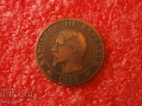 FRANȚA 5 CENTIME 1855