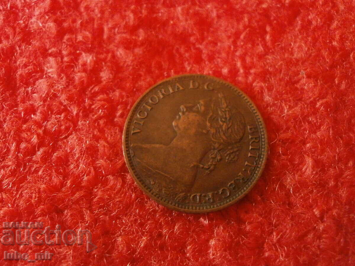 Аукцион ВЕЛИКОБРИТАНИЯ 1 ФАРТИНГ 1885