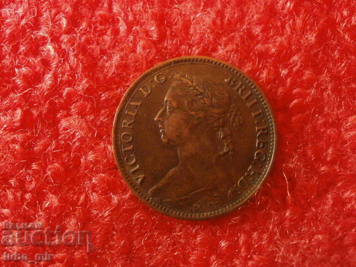 ВЕЛИКОБРИТАНИЯ 1 ФАРТИНГ 1885