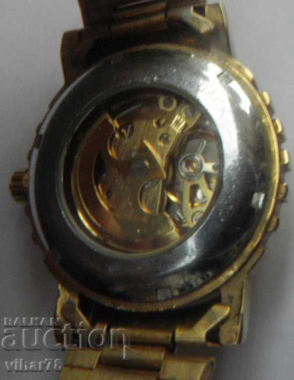 Ανδρικό ρολόι σκελετός αυτόματο - λειτουργεί - 7