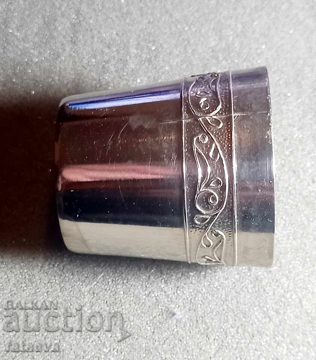 Ρωσικά φλιτζάνια, τρία σε δερμάτινη θήκη, Πιατιγκόρσκ - 5 Ρωσικά φλιτζάνια, τρία σε δερμάτινη θήκη, Πιατιγκόρσκ - 5