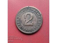 Germania-2 pfennig 1924 F-Stuttgart