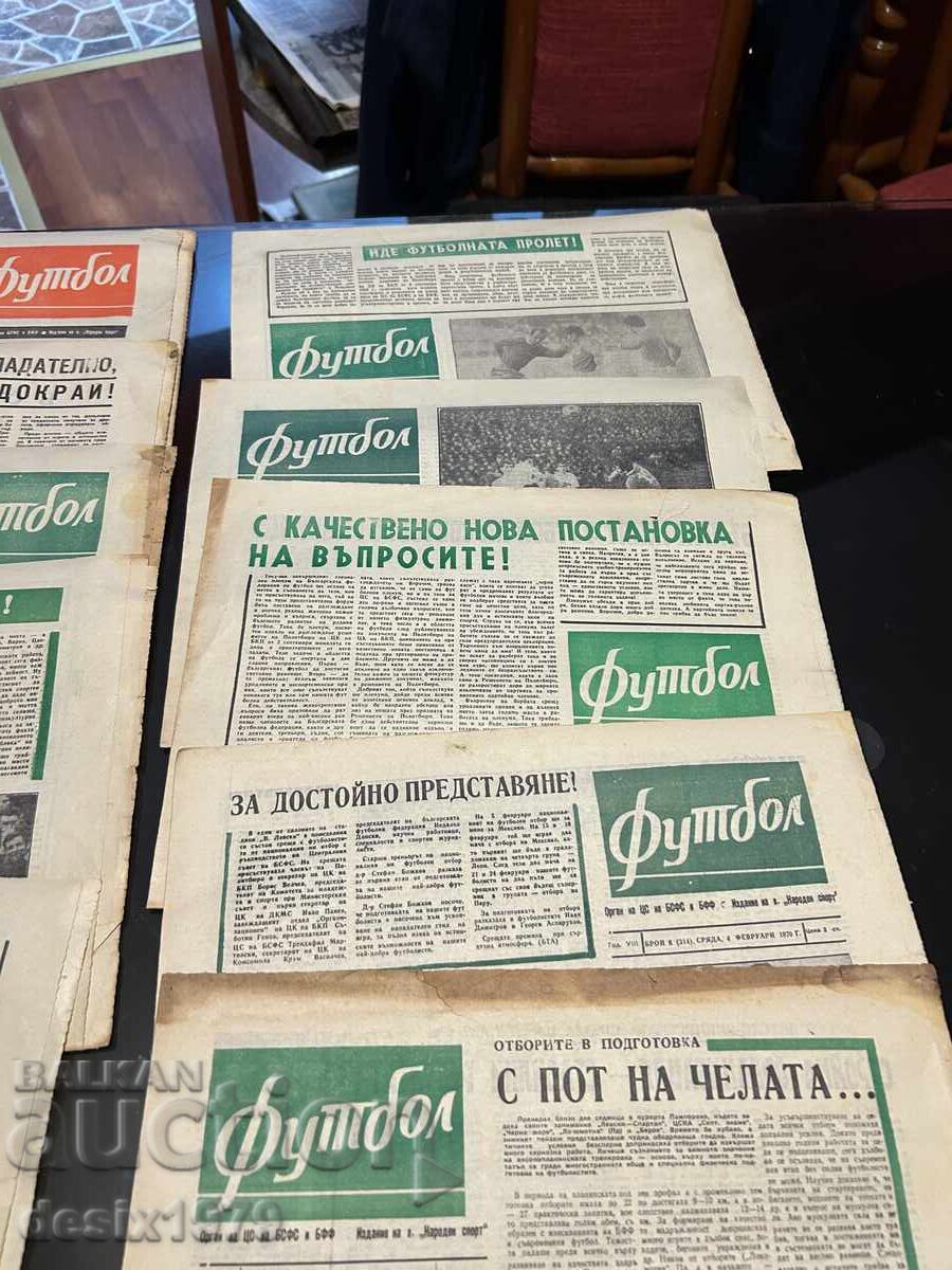 Delivery of Football Herald from 1970, 10 issues Delivery of Football Herald from 1970, 10 issues