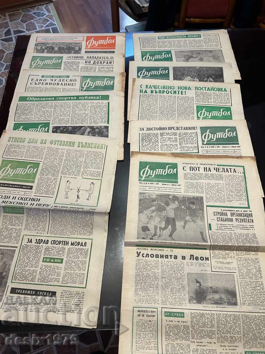 Football Herald from 1970, 10 issues Football Herald from 1970, 10 issues