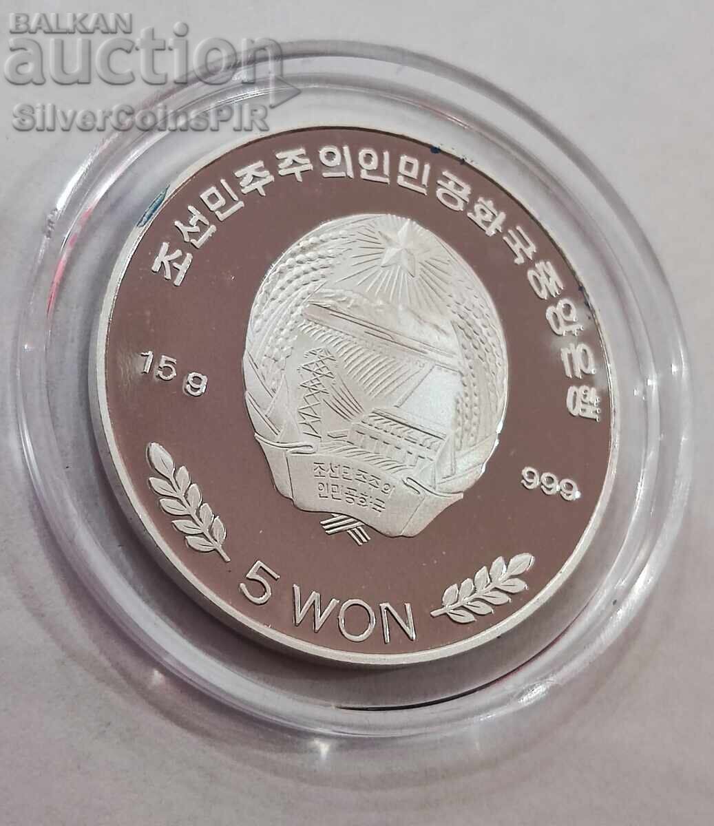 Ασημένιο 5 Γουόν Γκασκα 2004 Κορέα Διατήρηση της Πανίδας - 5 Ασημένιο 5 Γουόν Γκασκα 2004 Κορέα Διατήρηση της Πανίδας - 5