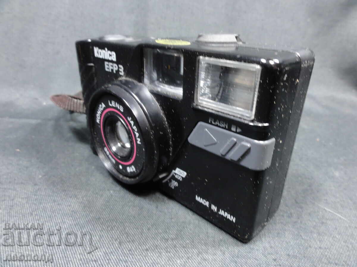 BZTS STAR RETRO FOTOAPARAT KONICA EFP-3 cu preț 0.01 BGN | € 0.01 BZTS STAR RETRO FOTOAPARAT KONICA EFP-3 cu preț 0.01 BGN | € 0.01