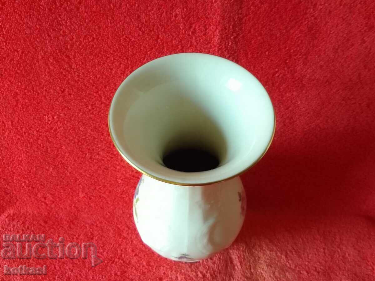 Παλιά πορσελάνινη Βάζα Rosenthal επιχρυσωμένη Ανάγλυφη επιφάνεια Υ-20 - 5