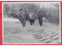 220798 / Grupa de vânătoare Todor Jivkov cu iepurii împușcați