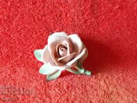 Figurină veche din porțelan German Flower Rose Karl Ens