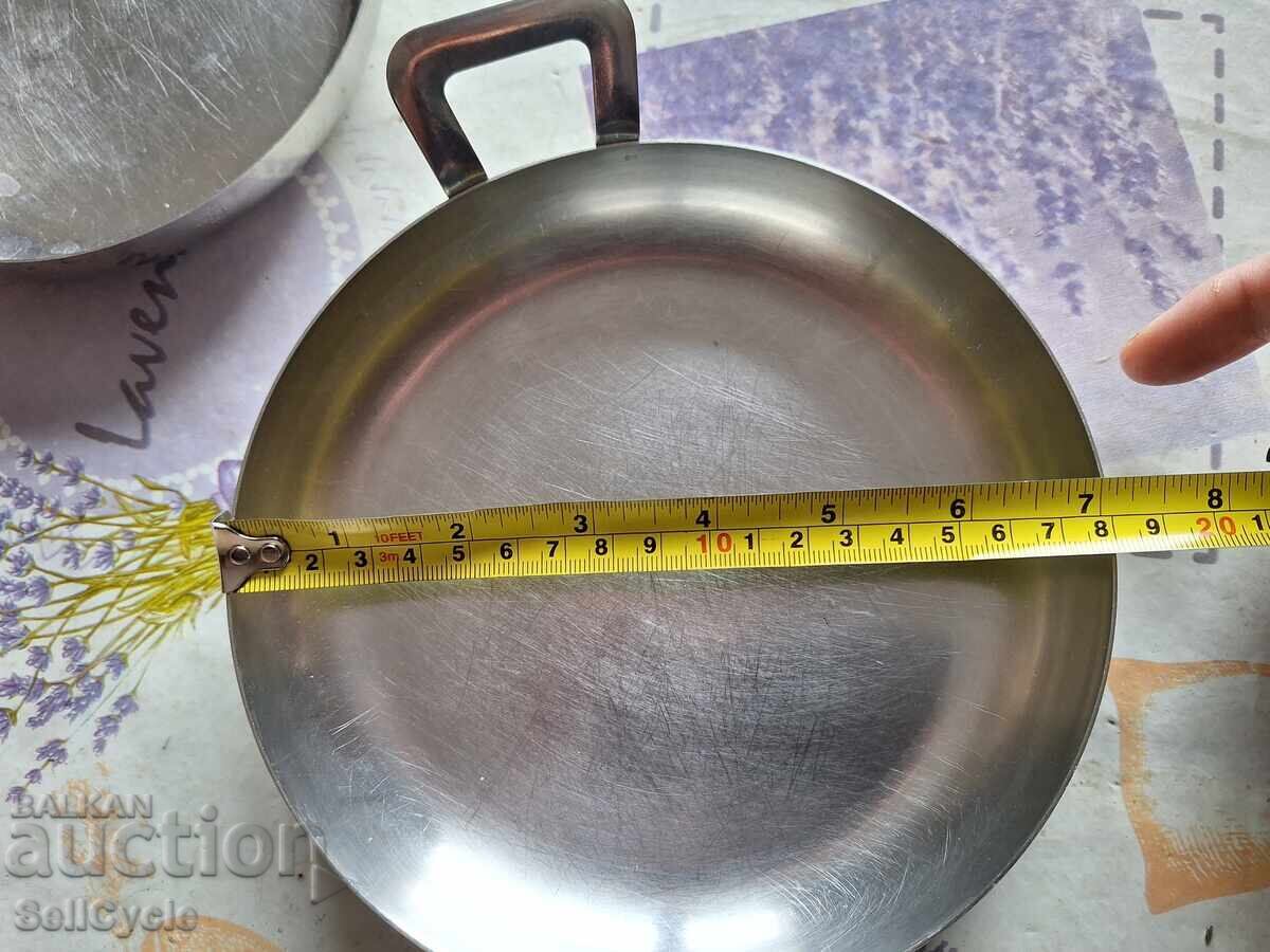 ✅ HIGH-QUALITY STAINLESS STEEL PANS - 2 PCS.❗ with price 8.00 BGN | € 4.09 ✅ HIGH-QUALITY STAINLESS STEEL PANS - 2 PCS.❗ with price 8.00 BGN | € 4.09
