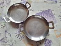 ✅ HIGH-QUALITY STAINLESS STEEL PANS - 2 PCS.❗