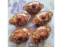 ✅ CERAMIC CASSEROLES - 5 PIECES❗