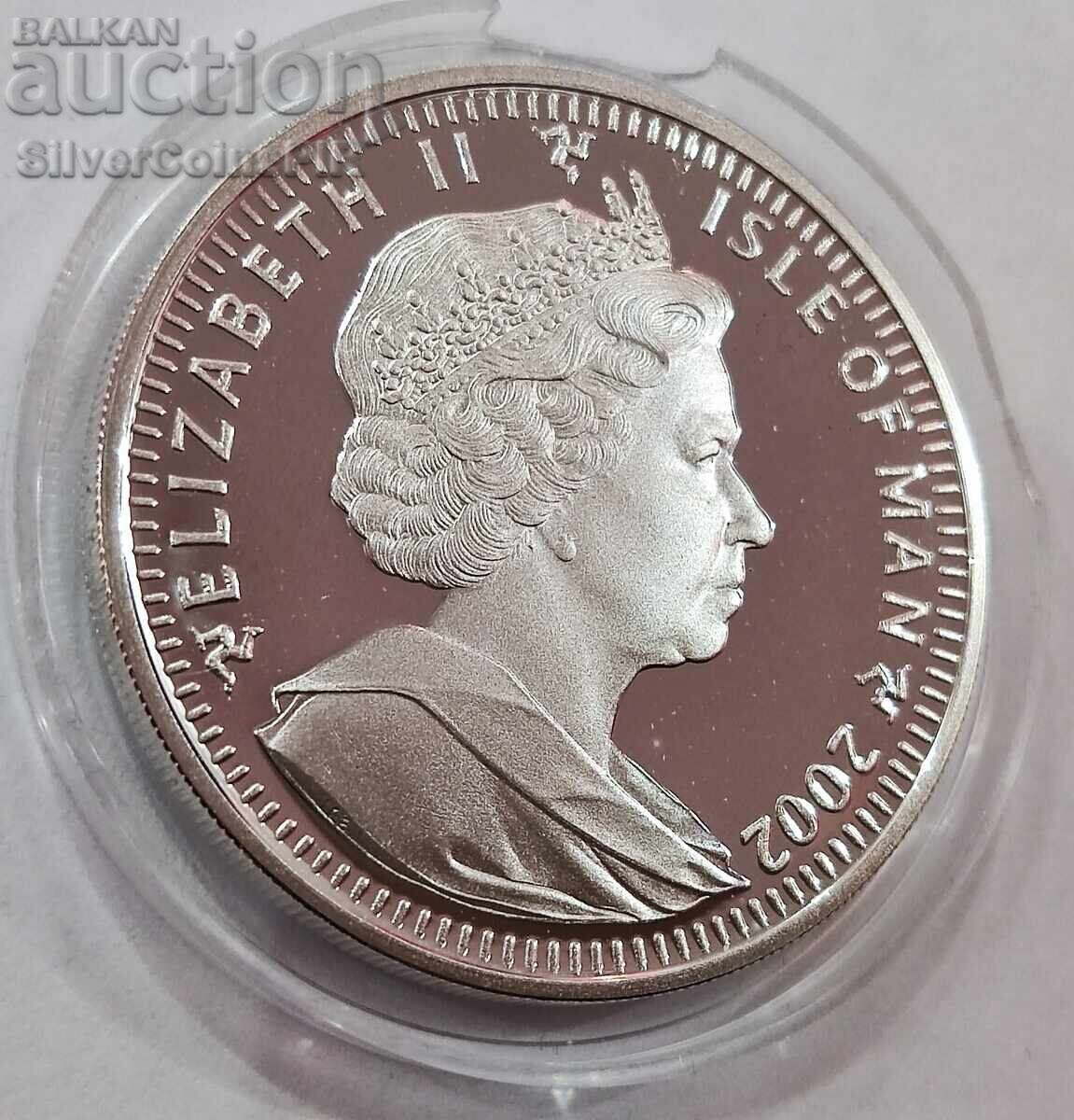 Silver 1 Crown Ski 2002 Isle of Man Olympics - 6 Silver 1 Crown Ski 2002 Isle of Man Olympics - 6