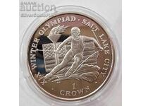 Silver 1 Crown Ski 2002 Isle of Man Olympics