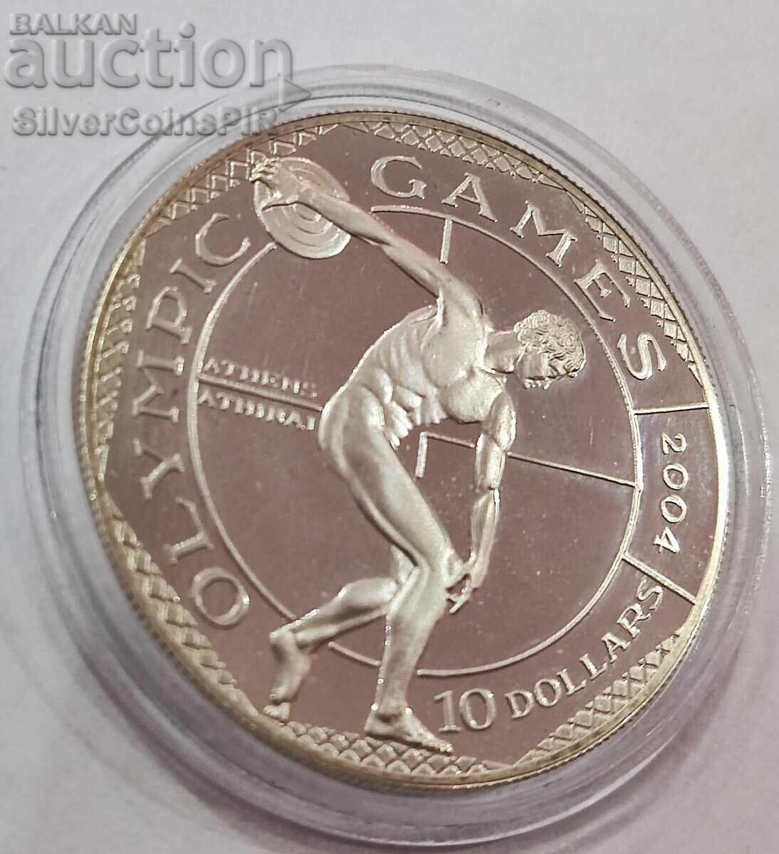 Ασημένιο 10 Δολάρια Δίσκος 2001 Νήσοι Κουκ Ολυμπιάδα με τιμή 76.00 BGN | € 38.86 Ασημένιο 10 Δολάρια Δίσκος 2001 Νήσοι Κουκ Ολυμπιάδα με τιμή 76.00 BGN | € 38.86