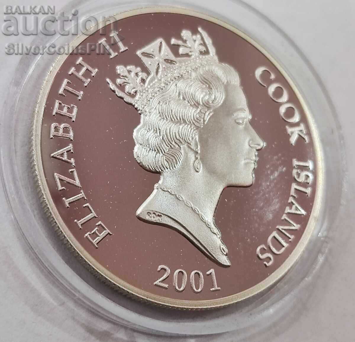 Ασημένιο 10 Δολάρια Δίσκος 2001 Νήσοι Κουκ Ολυμπιάδα - 5 Ασημένιο 10 Δολάρια Δίσκος 2001 Νήσοι Κουκ Ολυμπιάδα - 5