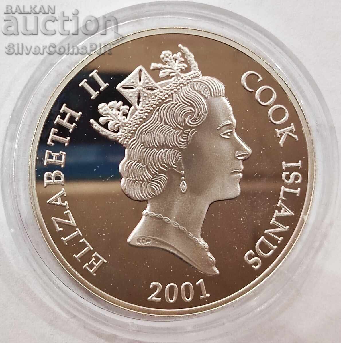 Ασημένιο 10 Δολάρια Δίσκος 2001 Νήσοι Κουκ Ολυμπιάδα - 6 Ασημένιο 10 Δολάρια Δίσκος 2001 Νήσοι Κουκ Ολυμπιάδα - 6