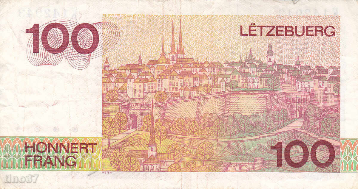 Δημοπρασία tino37- ΛΟΥΞΕΜΒΟΥΡΓΟ - 100 ΦΡΑΓΚΑ - 1986 - F+ Δημοπρασία tino37- ΛΟΥΞΕΜΒΟΥΡΓΟ - 100 ΦΡΑΓΚΑ - 1986 - F+