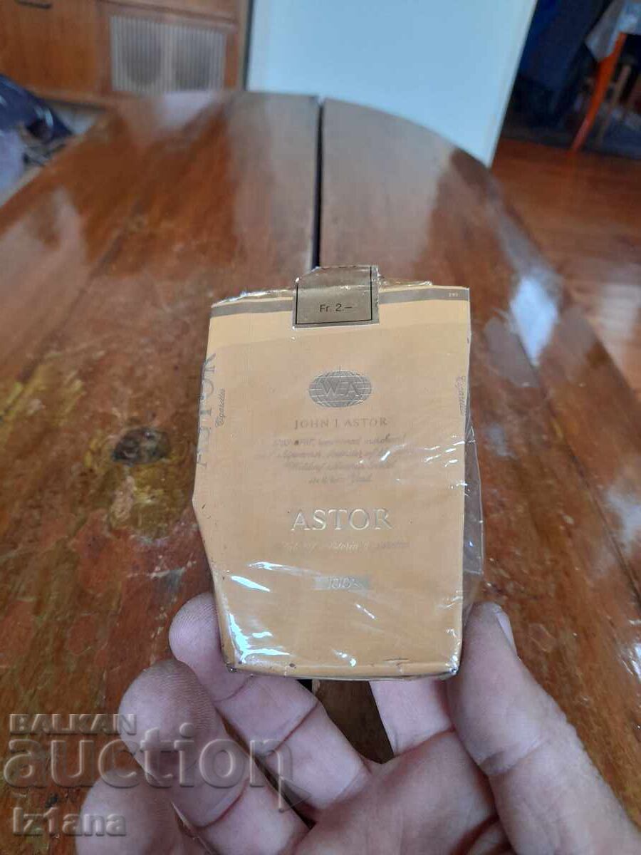 Auction  Large pack of Astor cigarettes