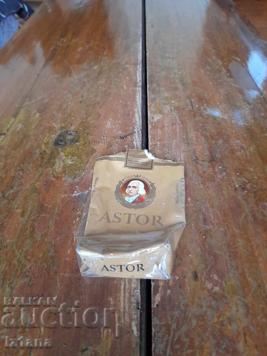 Large pack of Astor cigarettes