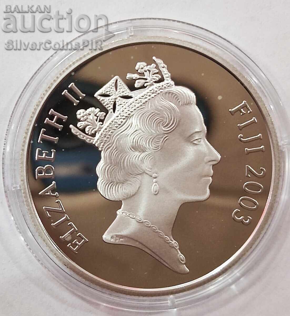 Аукцион Сребро 10 Долара Ветроходство 2003 Фиджи Олимпиада Аукцион Сребро 10 Долара Ветроходство 2003 Фиджи Олимпиада